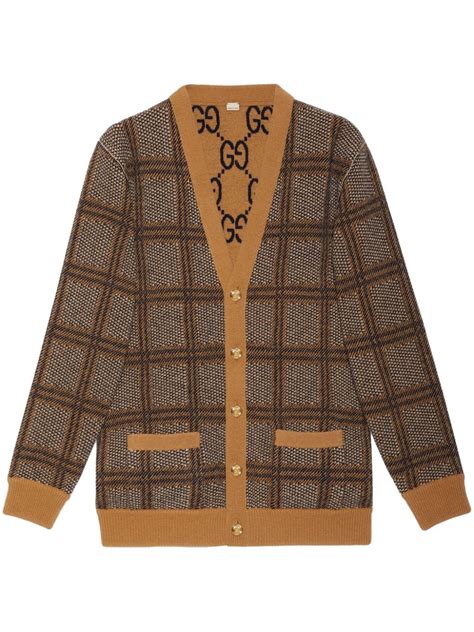 gucci heart cardigan|gucci reversible cardigan.